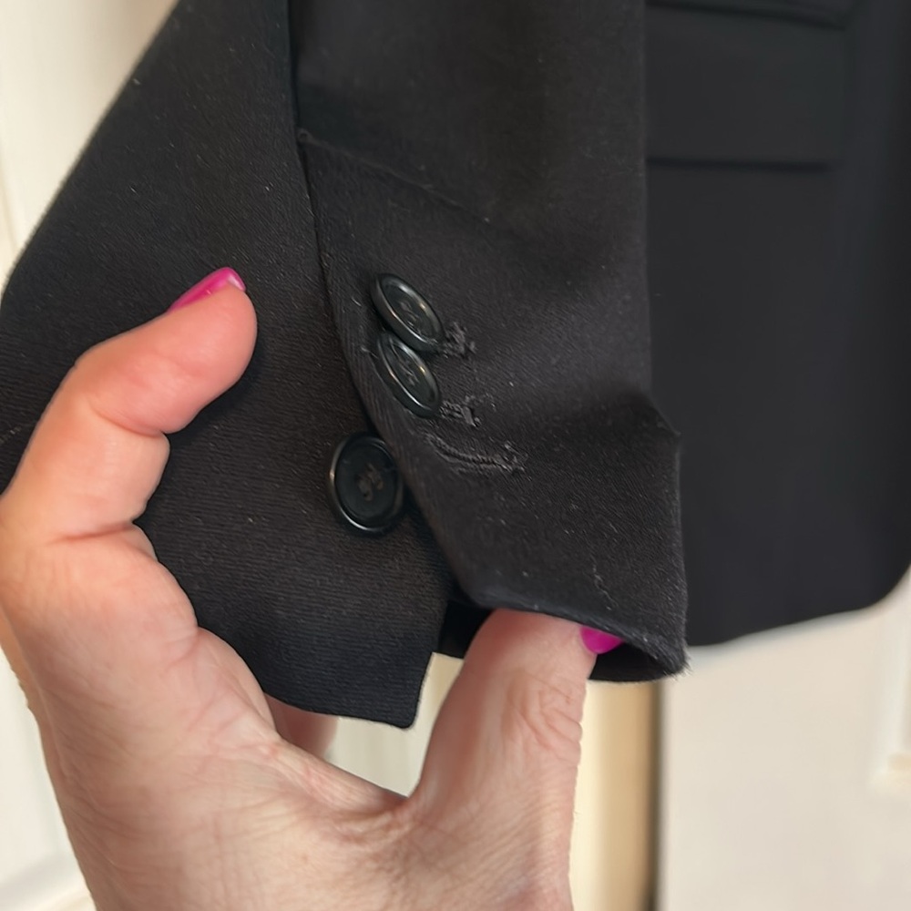 LOFT Women's Black Blazer sz 14 NWT - Picture 4 of 7